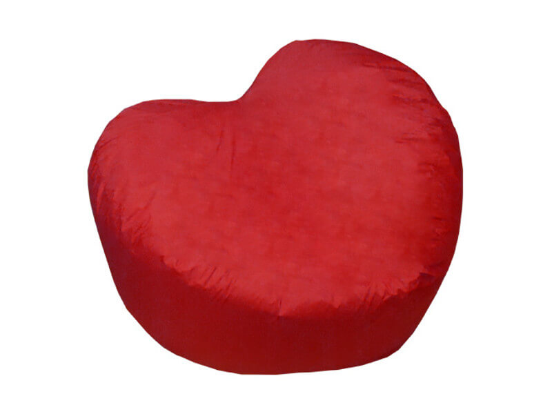  Кресло-мешок Сердце нейлон красный 