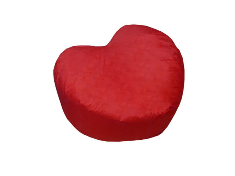  Кресло-мешок Сердце-пуф нейлон красный 
